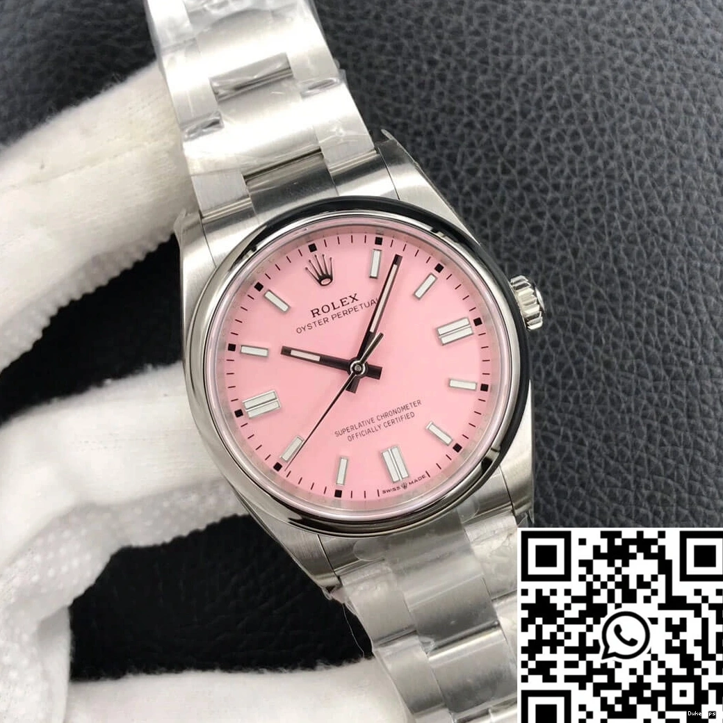 Candy Perpetual 36MM Factory EW Rolex Dial Oyster Pink M126000-0008 0315